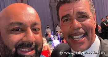 John Barnes and Chris Kamara dine with Lanarkshire takeaways at prestigious food awards in London - Daily Record