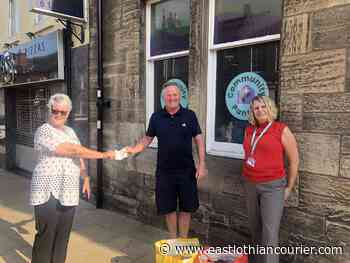 Businessman donates cheque and food to community pantry - East Lothian Courier