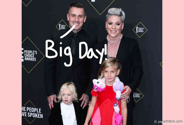 Carey Hart Shares Super Cute Photo Of Jameson Heading Off To His First Day Of Preschool!
