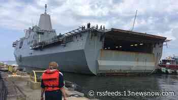 USS Arlington returns to Norfolk following busy relief mission in Haiti