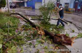 Daños por lluvias de las últimas horas en Cuernavaca - Quadratín - Quadratín Morelos