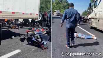 Exceso de velocidad provocó accidente de motociclistas en la México-Cuernavaca: Fiscal General - Bajo Palabra Noticias