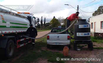 IDD puso tanques de agua potable en Santa Bernardina - duraznodigital.uy