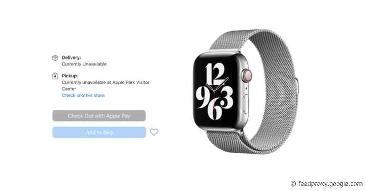 Milanese Loop, other bands unavailable as Apple Watch Series 7 redesign looms