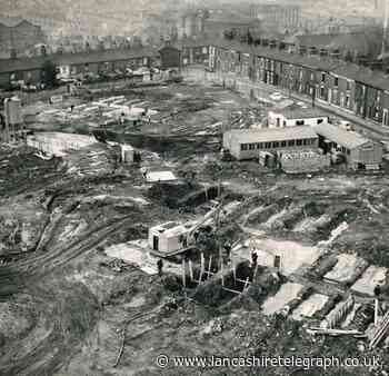 Early signs of Blackburn's first tower blocks going up