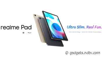 Realme Pad With 10.4-Inch Display Launched in India; Realme Cobble, Pocket Bluetooth Speakers Debut as Well