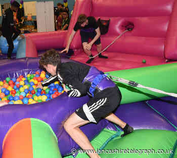 Fun and games at Blackburn College freshers' fair