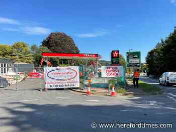 Herefordshire petrol station shuts for major revamp - Hereford Times