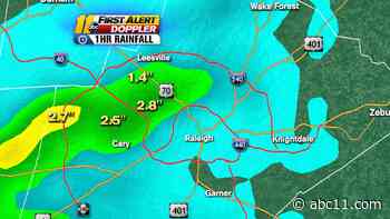 LIVE RADAR: Flash Flood Warning issued for Wake County