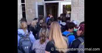 School Official Crumbles on Camera as Deputy Refuses to Take Action Against Maskless Students