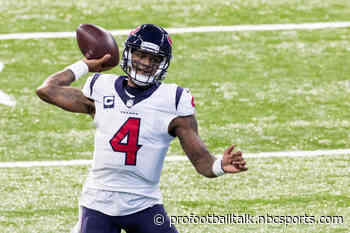 Another day, another Deshaun Watson DNP