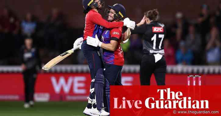 England beat New Zealand to win women’s third T20 series – as it happened
