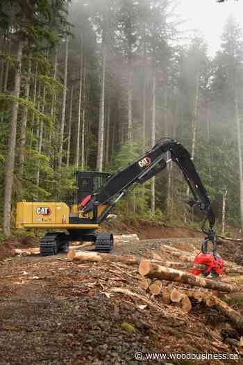 Cat unveils new 568 Forest Machine - Wood Business - Canadian Forest Industries