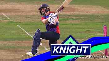 England v New Zealand T20: Heather Knight hits crucial knock on 200th appearance