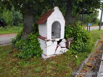 St.-Jobskapel in de vernieling gereden in Zwalm-Rozebeke - NUUS
