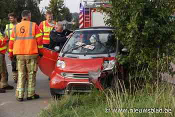 Brandweer bevrijdt vrouw uit auto na ongeval (Lokeren) - Het Nieuwsblad