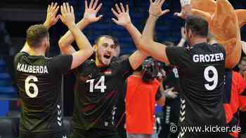 Deutsche Volleyballer siegen zum Abschluss der Gruppenphase - kicker
