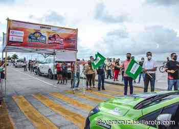 Dan banderazo de salida a Rally del Golfo al Pacífico en Boca del Río - La Silla Rota
