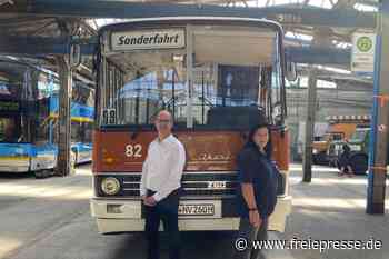 Alte Bushalle im Rampenlicht - Freie Presse