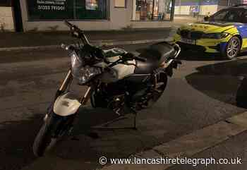 Rider arrested after testing positive for cocaine while carrying passenger without a helmet