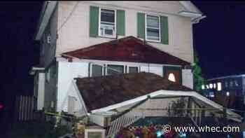 Police: Driver ran off after crashing into house on Carter Street