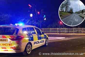 Two-car crash on Watling Street in Bexleyheath