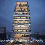 Tower of Tables: Serie + Multiply Architect’s stacked pavilions in Singapore