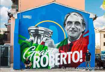 Jesi, Roberto Mancini appare nel muro del suo quartiere Prato - Centropagina