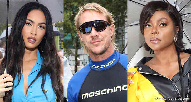 Diplo Wears Wetsuit to Moschino's NY Fashion Week Show Alongside Megan Fox & Taraji P. Henson