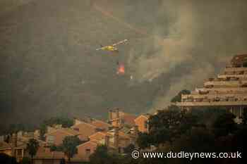 Wildfire in Spain kills firefighter, forces evacuations and shuts motorway - Dudley News