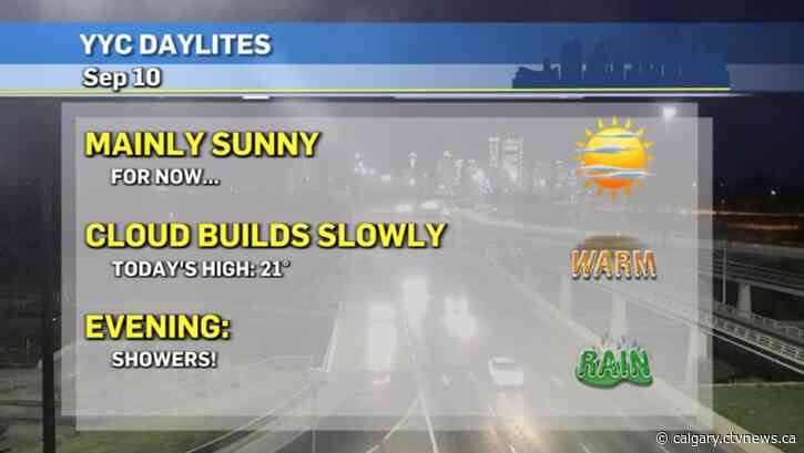 After a weekend temperature drop in Calgary, we'll warm steadily next week