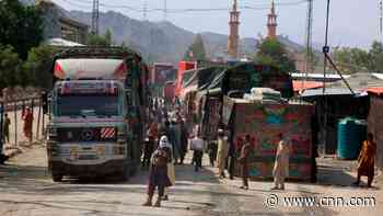 CNN reporter's brush with gun-toting security on the road to the Taliban-controlled city