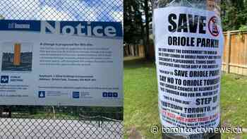 Fake development notice proposing 88-storey condo​ posted in Toronto public park