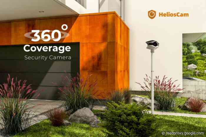 HeliosCam 360 degree outdoor wireless 4K security camera
