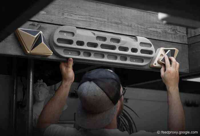 Rock climbing creative grip training system hits Kickstarter