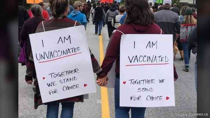 Airdrie-East MLA accused of 'undermining Alberta's vaccination efforts' with social media posts
