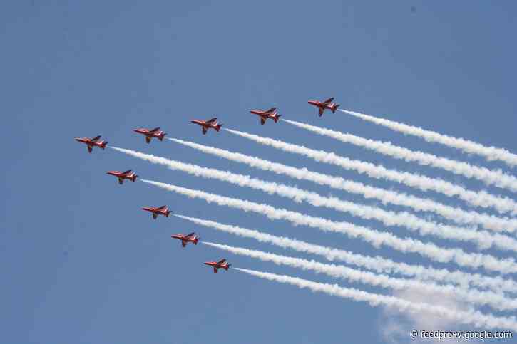 Red Arrows to fly over London on Thursday lunchtime