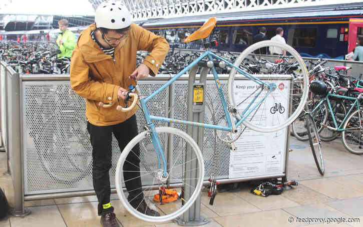 Call for improved design for railway station cycle racks