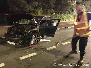 Un conducteur désincarcéré après une spectaculaire collision à Cannes