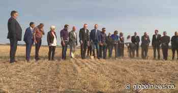 Ground-breaking held for joint school, recreation centre in Coaldale