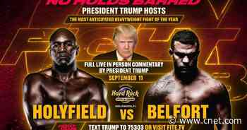 Evander Holyfield vs. Vitor Belfort: Start time, how to watch or stream Saturday's fight     - CNET