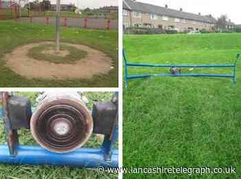 'It's a death trap' - Blackburn mum's anger after playground equipment fractures son's leg