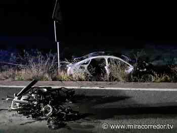 Muere un motorista en Los Santos de la Humosa tras un choque con explosión - MiraCorredor