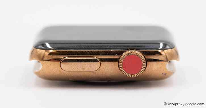 Prototype shows cellular, red crown, & gold steel initially planned for Apple Watch Series 2