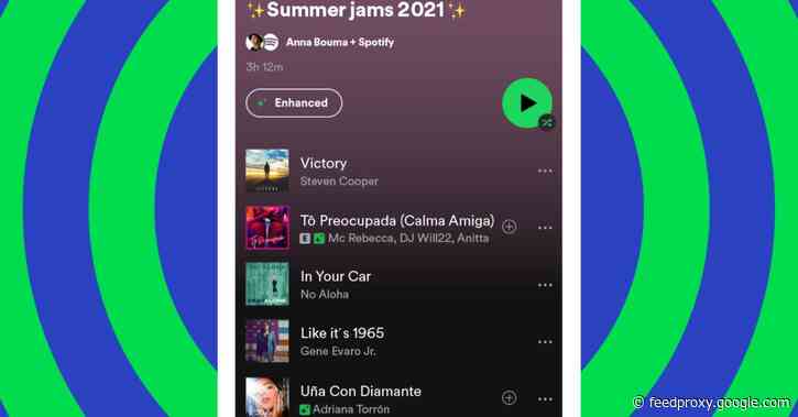 Spotify wants to improve your playlists with new Enhance feature