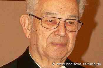 Steinen nimmt Abschied von Pfarrer Klaus Steyer - Steinen - Badische Zeitung - Badische Zeitung