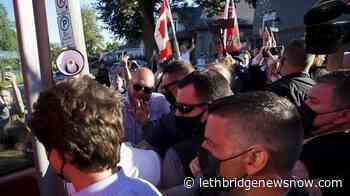 PPC removes riding association president after gravel thrown at Justin Trudeau - Lethbridge News Now