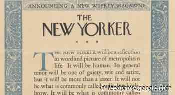 Have A Look At The New Yorker’s Original Mission Statement