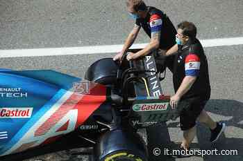 Alpine: ecco l'ala posteriore a corda molto corta - Motorsport.com, Edizione: Italia