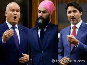 LILLEY: Trudeau plays defence while O'Toole, Singh play offence - Toronto Sun